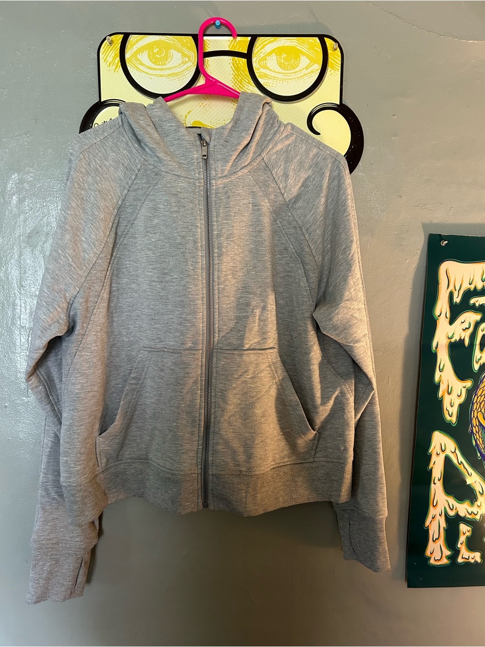Avia Heather Gray Full-Zip Hoodie